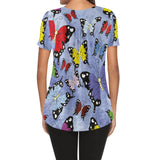 Cool Butterfly Women's V-Neck Top Blouse