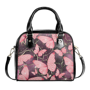 Classic Butterfly PU Shoulder Handbag