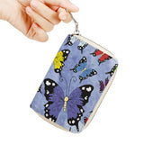Cool Butterfly Zipper Card Holder
