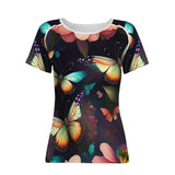 Whimsical Butterfly Women's All-Over Print T Shirt