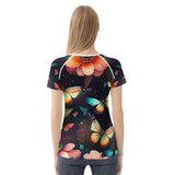 Whimsical Butterfly Women's All-Over Print T Shirt