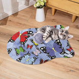 Cool Butterfly Cute Paws Pet Rug
