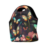 Whimsical Butterfly Neoprene Lunch Bag