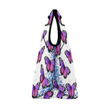 Purple Butterfly Neoprene Lunch Bag