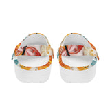Quilt Butterfly Printed Women's Classic Clogs