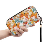 Quilt Butterfly Casual Clutch Wallet