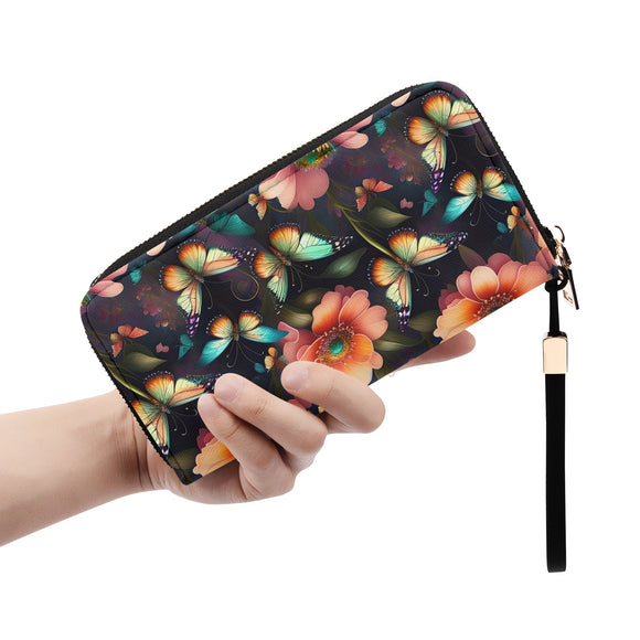 Whimsical Butterfly Casual Clutch Wallet