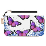 Purple Butterfly Casual Clutch Wallet