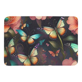 Whimsical Butterfly Plush Doormat