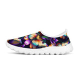 Colorful Butterfly Women's Mesh Running Shoes