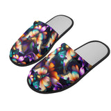Colorful Butterfly Hotel Plush Slippers