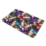 Colorful Butterfly Plush Doormat