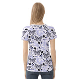 Amethyst Butterfly Women's All-Over Print T Shirt