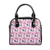 Flower Butterfly PU Shoulder Handbag