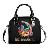 Be Humble Rainbow Butterfly PU Shoulder Handbag