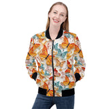 Quilt Butterfly Women's Bomber Jacket