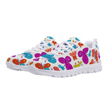 Multi-Color Butterfly Women's Running Shoes