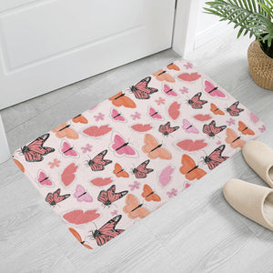 Seemly Butterfly Plush Doormat