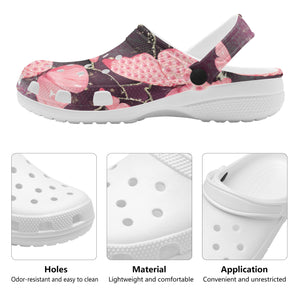 Classic Butterfly Printed Women's Crocs Clogs