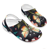 Whimsical Butterfly Printed Women's Classic Clogs