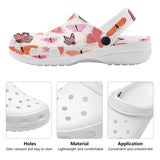 Seemly Butterfly Printed Women's Classic Clogs