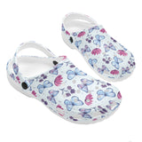Mega Butterfly Printed Women's Classic Clogs