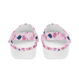 Flower Butterfly Printed Women's Classic Clogs