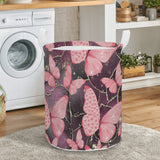 Classic Butterfly Round Laundry Basket