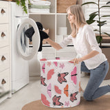 Seemly Butterfly Round Laundry Basket
