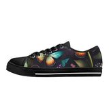 Whimsical Butterfly Women's Low Top Canvas Shoes