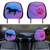 Mone Horse Car Headrest Covers
