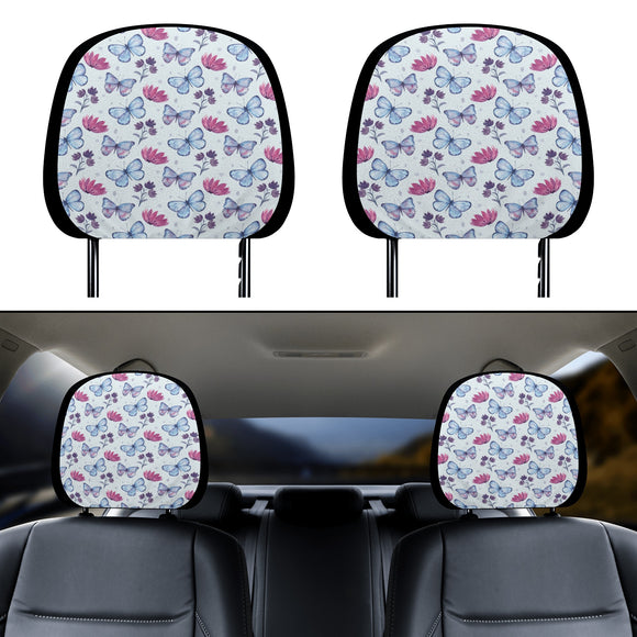 Mega Butterfly Car Headrest Covers