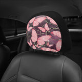 Classic Butterfly Car Headrest Covers