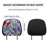 Cool Butterfly Car Headrest Covers