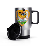 You Are My Sunshine Butterfly Sunflower Travel Coffee Mug