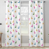 Seamless Butterfly Long Home Curtain