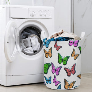 Butterfly Round Laundry Basket