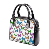 Butterfly PU Shoulder Handbag