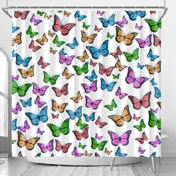 Butterfly Shower Curtain