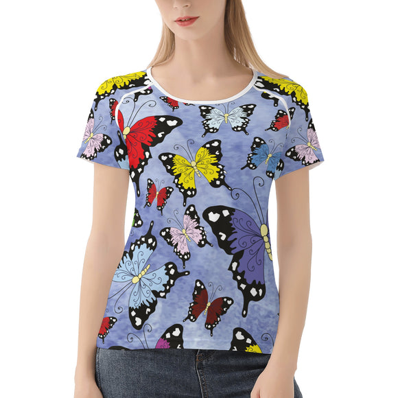 Cool Butterfly Women's All-Over Print T Shirt