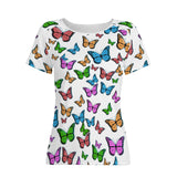 Butterfly Women's All-Over Print T Shirt
