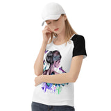 Girl Butterfly Women's All-Over Print T Shirt