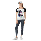 Girl Butterfly Women's All-Over Print T Shirt