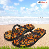 Monarch Butterfly Flip Flops