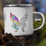 They Whispered To Her Enamel Butterfly Mugs - iPlexy.com
